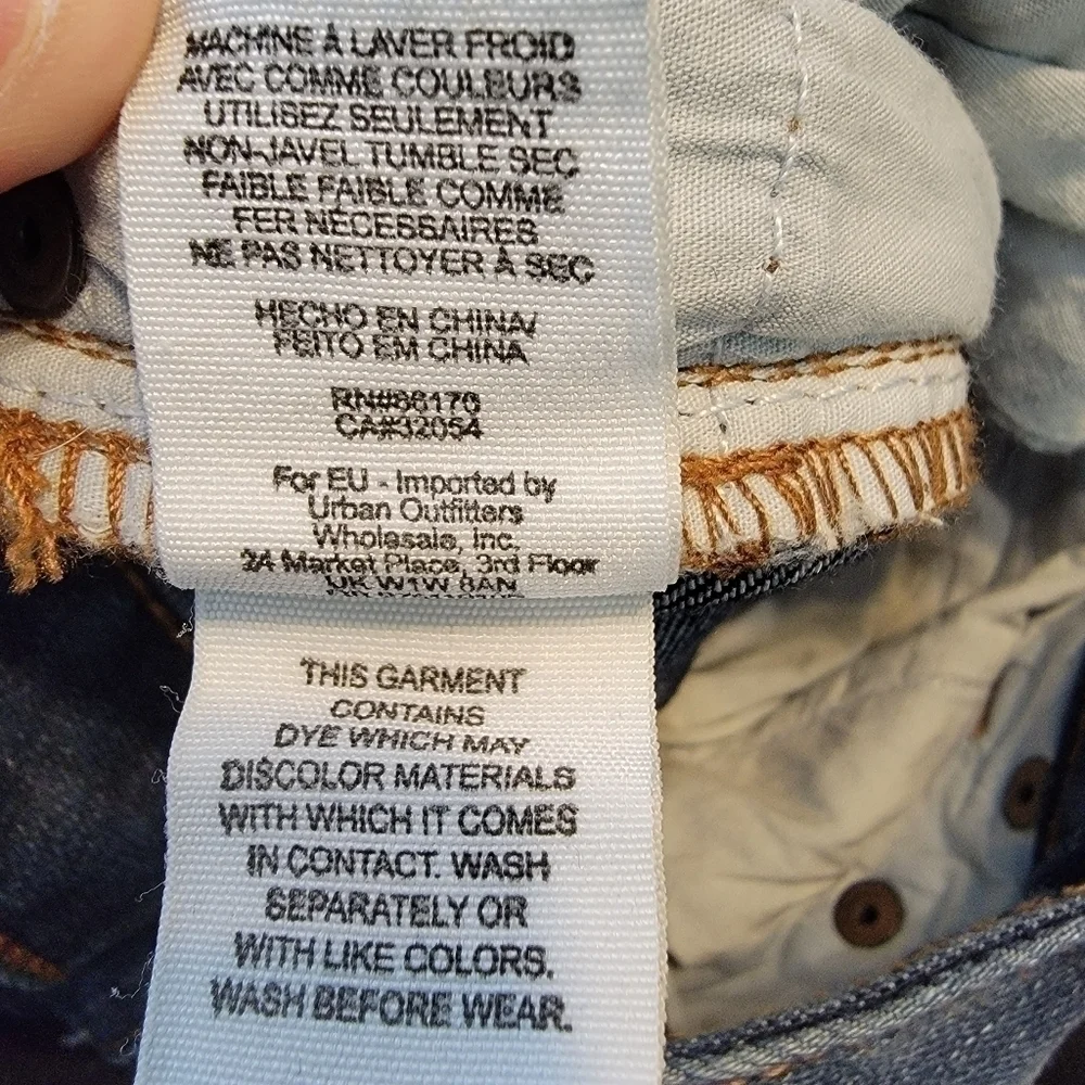 FREE PEOPLE URBAN OUTFITTER Faded skinny Crop jean - Picture 13 of 13